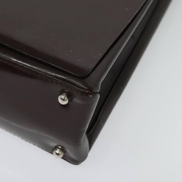 GUCCI Shoulder Bag Patent Leather Brown Silver 002 2046 002 2046 - Picture 13 of 16